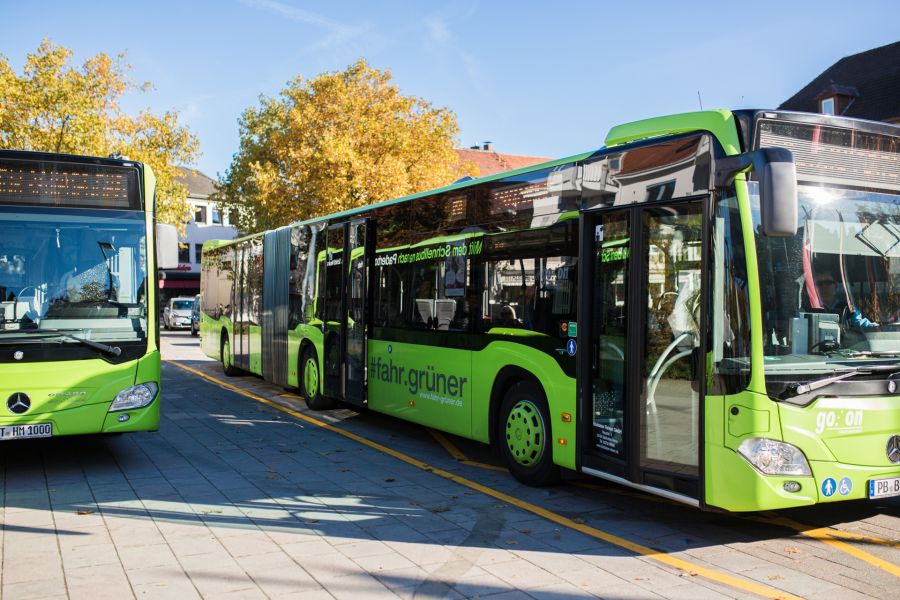Citaro inBadLippspringe.de: Klimafreundliche Verkehrswende auf dem Lande: Landrat Manfred Müller lädt zur ÖPNV-Konferenz ins Paderborner Kreishaus sein  Bildnachweis: Nahverkehrsverbund Paderborn/Höxter